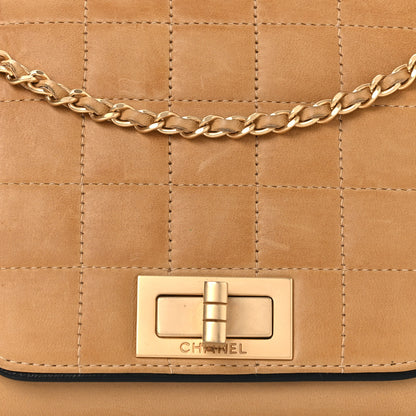 Chanel Lambskin Chocolate Bar Accordion Reissue Flap Beige 9 of 16