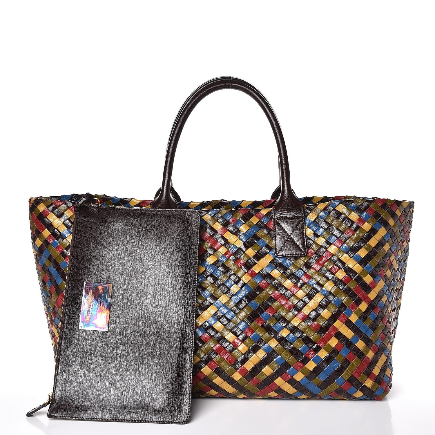 Bottega Veneta Nappa Intrecciato Medium Cabat Multicolor 3 of 13