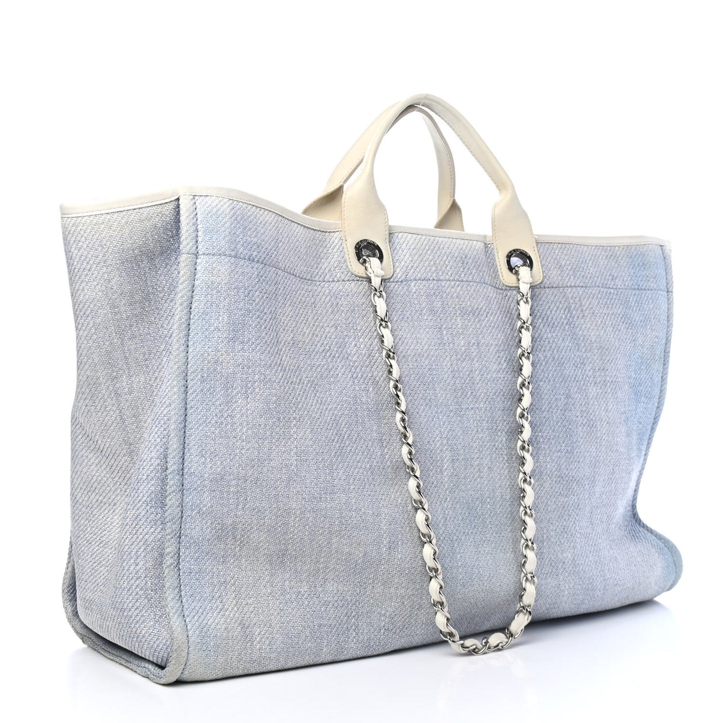 Canvas Large Deauville Tote Light Blue
