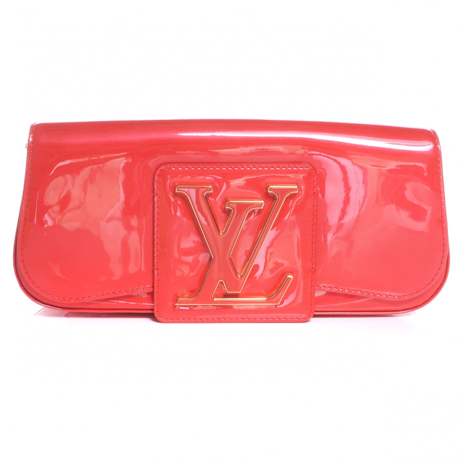 Louis Vuitton Patent Sobe Clutch Grenadine 1 of 7