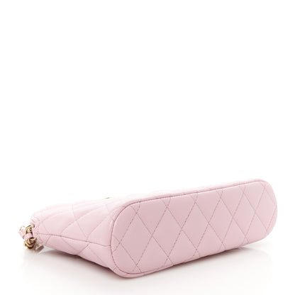 Chanel Caviar Quilted Classic Clutch With Chain Pink 4 of 10