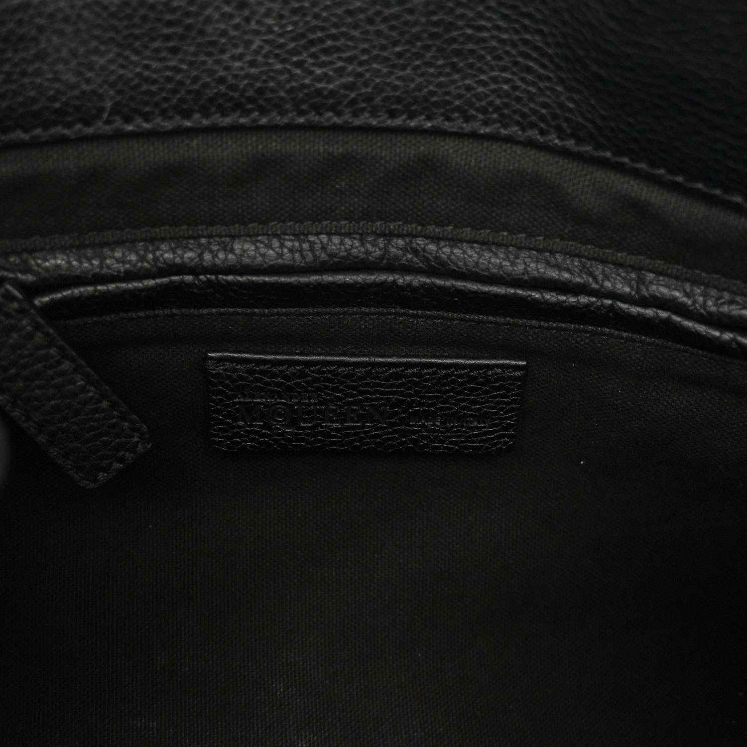 Alexander McQueen Pebbled Calfskin Skull Padlock Tote Black 6 of 11