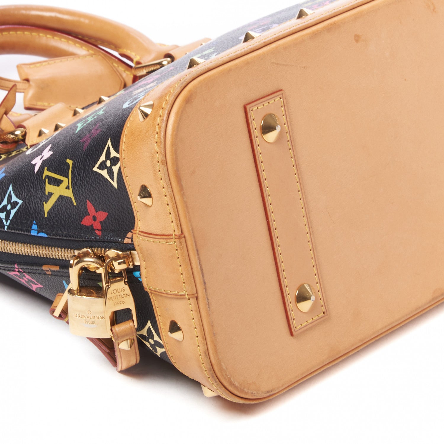 Louis Vuitton Monogram Multicolor Alma Black 5 of 7