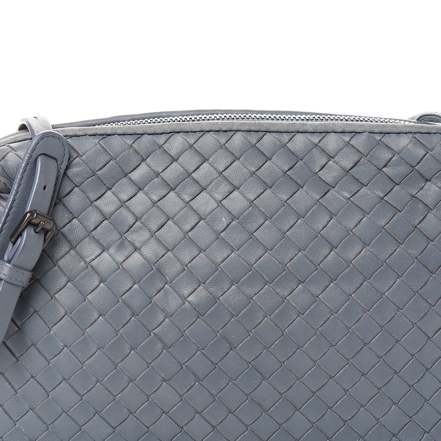 Bottega Veneta Nappa Intrecciato Nodini Crossbody Messenger Krim 9 of 10