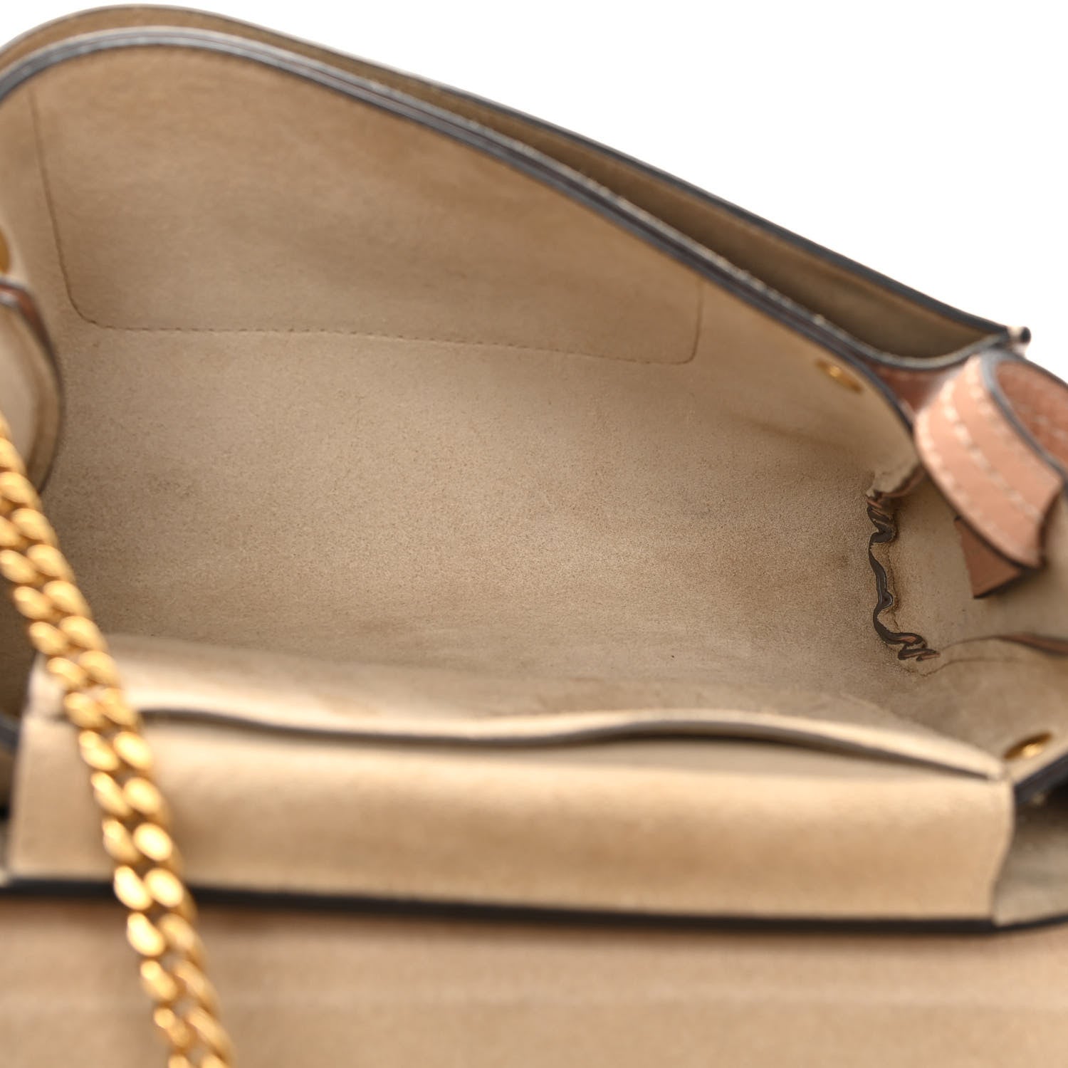 Chloe Goatskin Small Faye Shoulder Bag Biscotti Beige 6 of 18