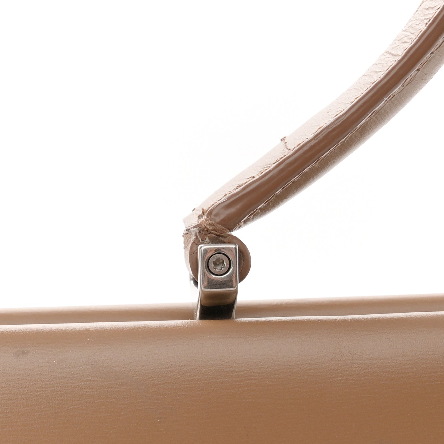 Celine Patina Box Calfskin Medium Clasp Bag Light Camel 11 of 16
