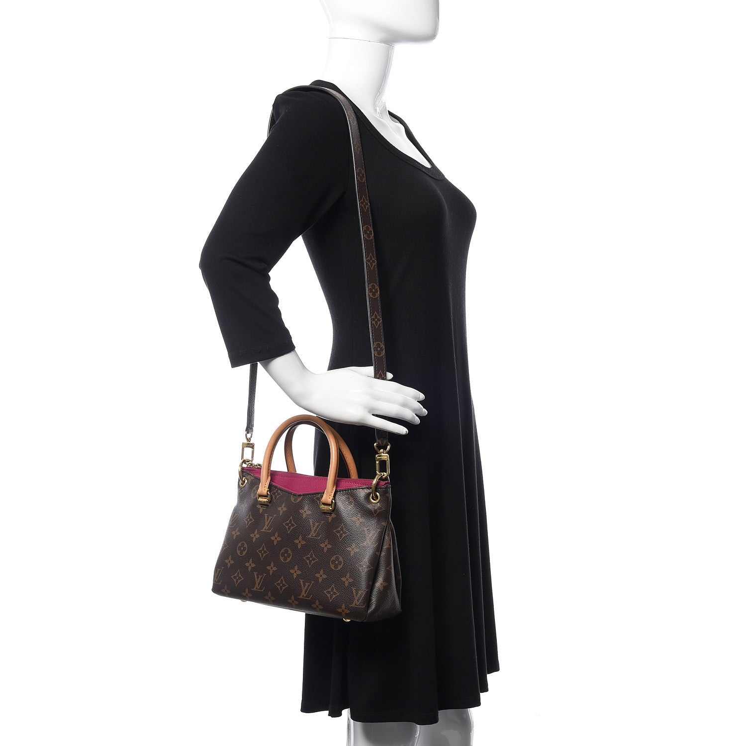 Louis Vuitton Monogram Pallas BB Grape 2 of 10