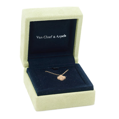 Van Cleef & Arpels 18K Rose Gold Sweet Alhambra Pendant Necklace 6 of 6