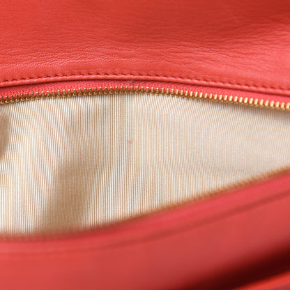 Chanel Lambskin Quilted Jumbo Mademoiselle Flap Red 12 of 12