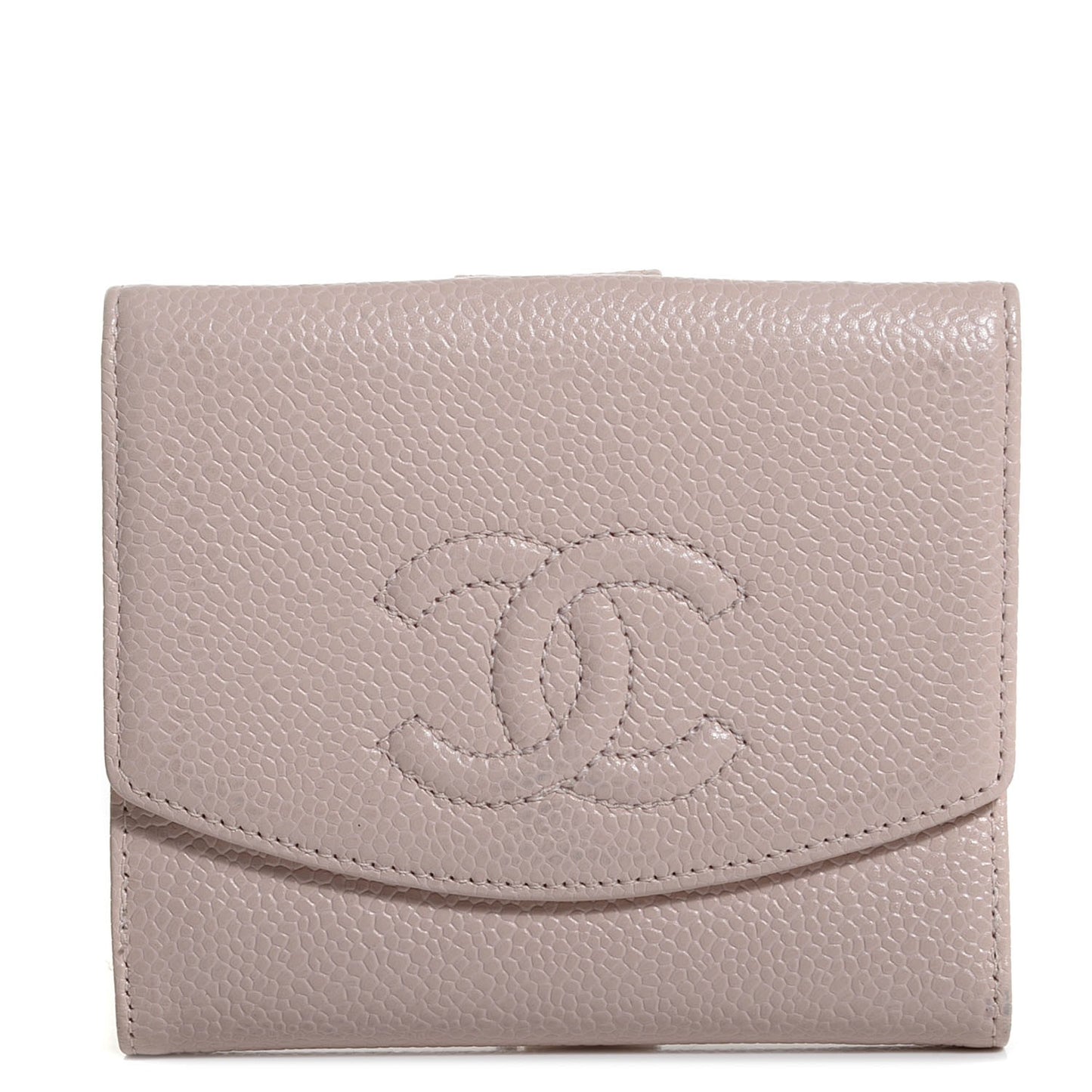 Caviar Compact Timeless CC Wallet Light Pink