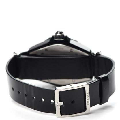 Chanel Stainless Steel Ceramic 33mm J12 Quartz Watch Black 3 of 6