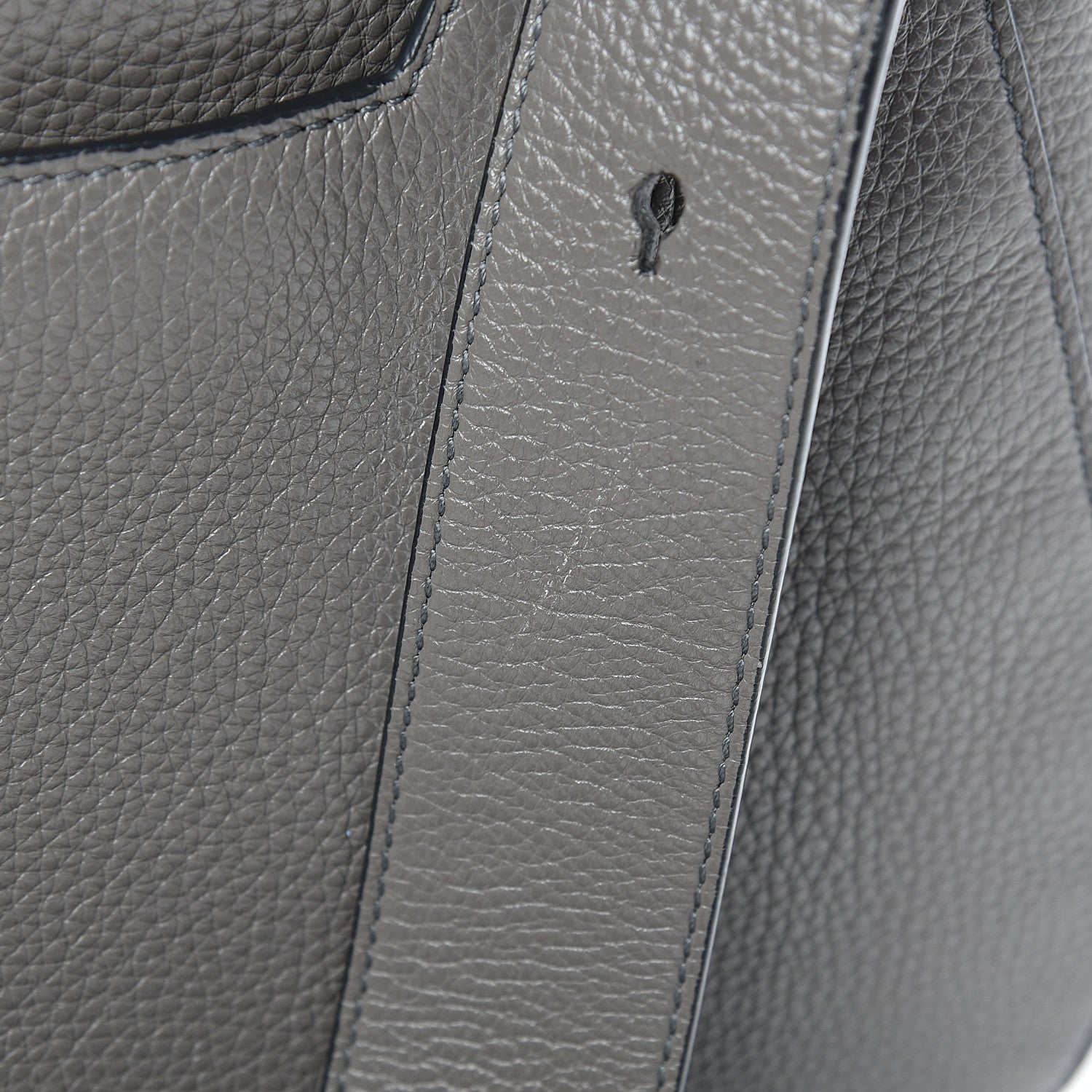 Tom Ford Grained Calfskin Soft Jennifer Saddle Bag Graphite 9 of 14