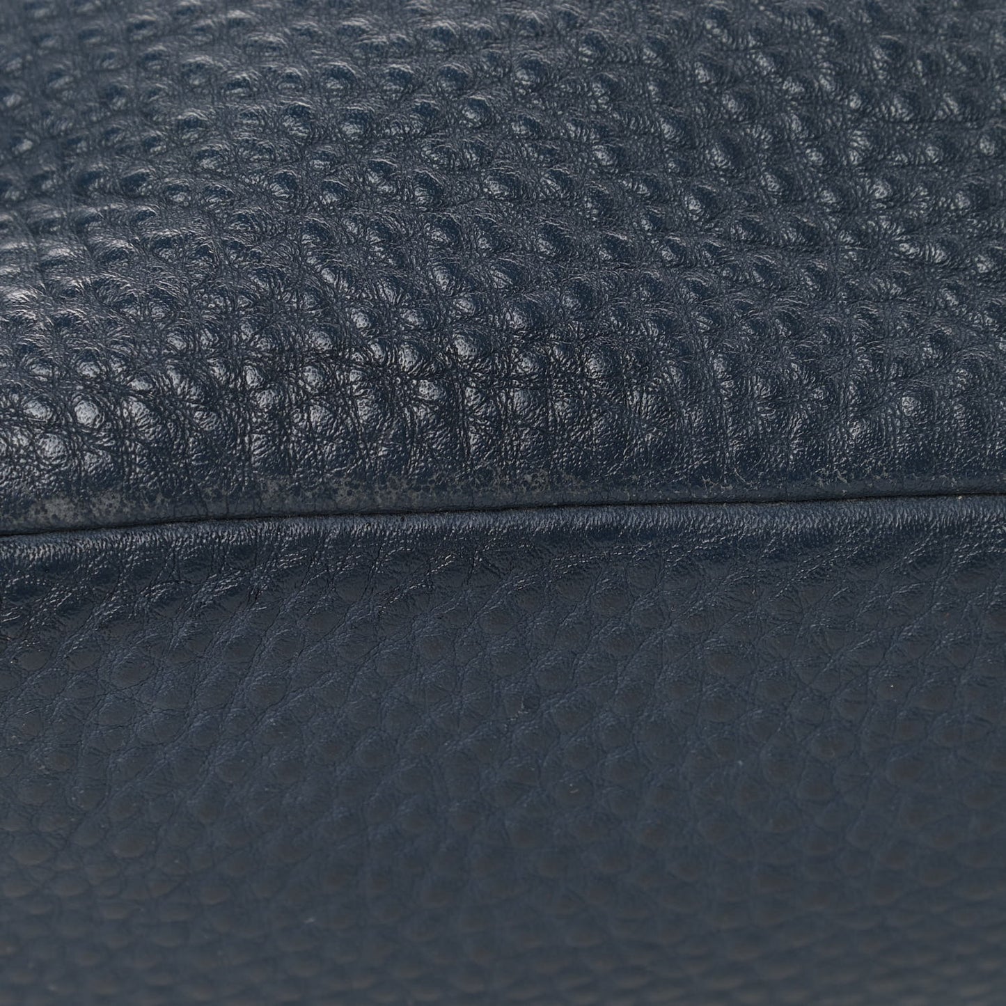 Vitello Daino Shoulder Bag Bluette