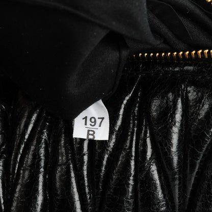 Miu Miu Nappa Matelasse Lux Shoulder Bag Nero Black 7 of 8