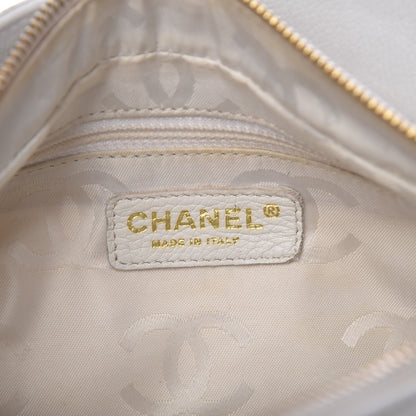 Chanel Calfskin Contrast Stitch Surpique Hobo White 5 of 8