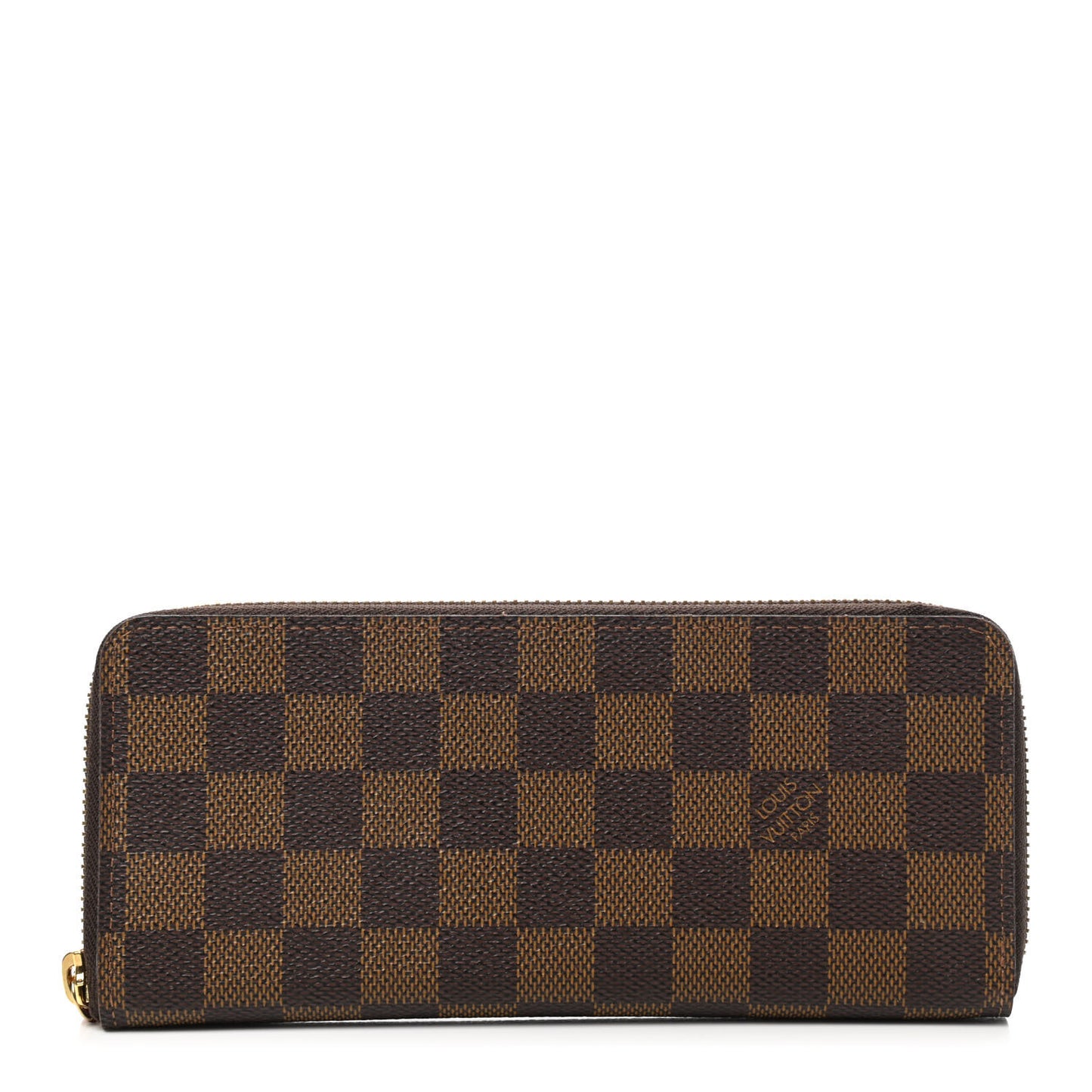 Damier Ebene Clemence Wallet Cherry