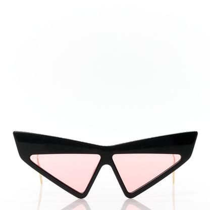 Gucci Acetate Crystal Geometric Sunglasses GG0430S Black 2 of 7