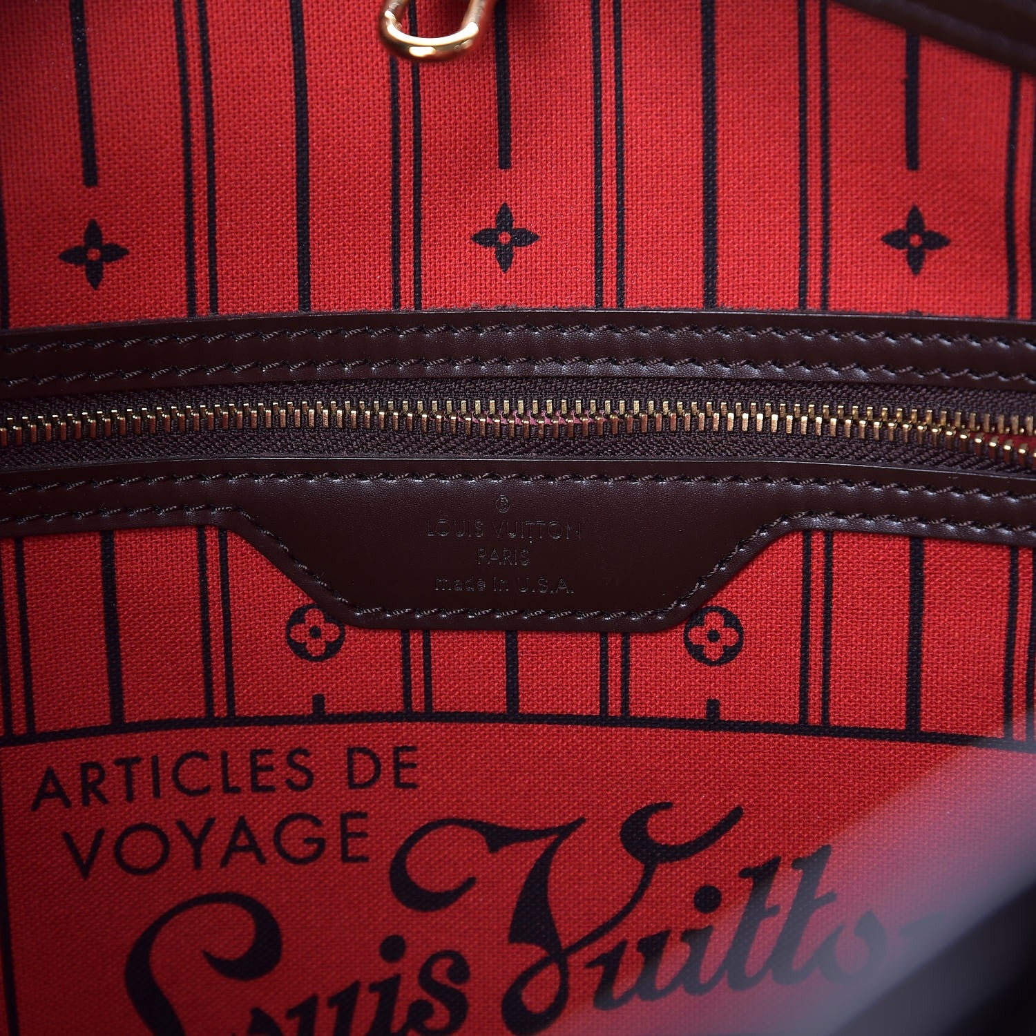 Louis Vuitton Damier Ebene Neverfull MM 6 of 8