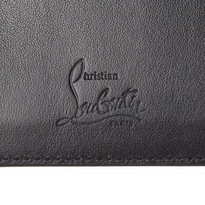 Christian Louboutin Calfskin Paris Spikes Kios Card Holder Black 6 of 7