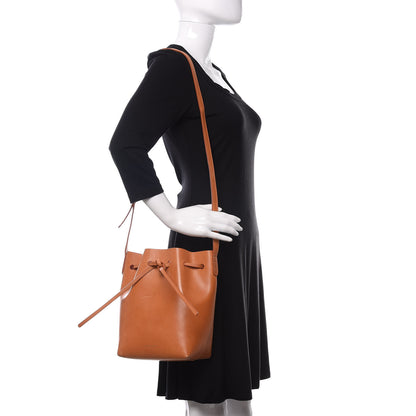 Mansur Gavriel Calfskin Mini Bucket Bag Cammello Rosa 2 of 13