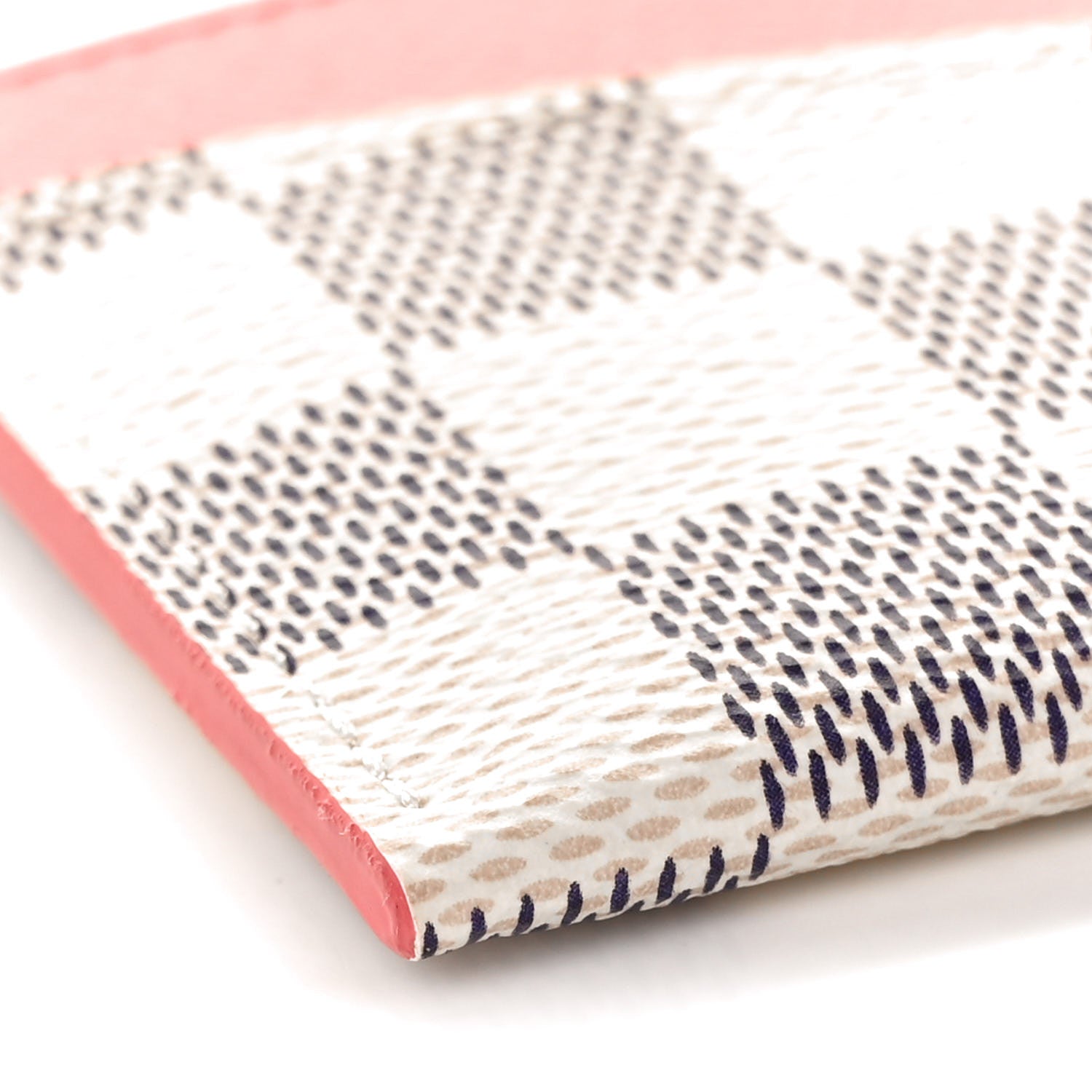 Louis Vuitton Damier Azur Daily Card Holder Rose Papaye 7 of 8