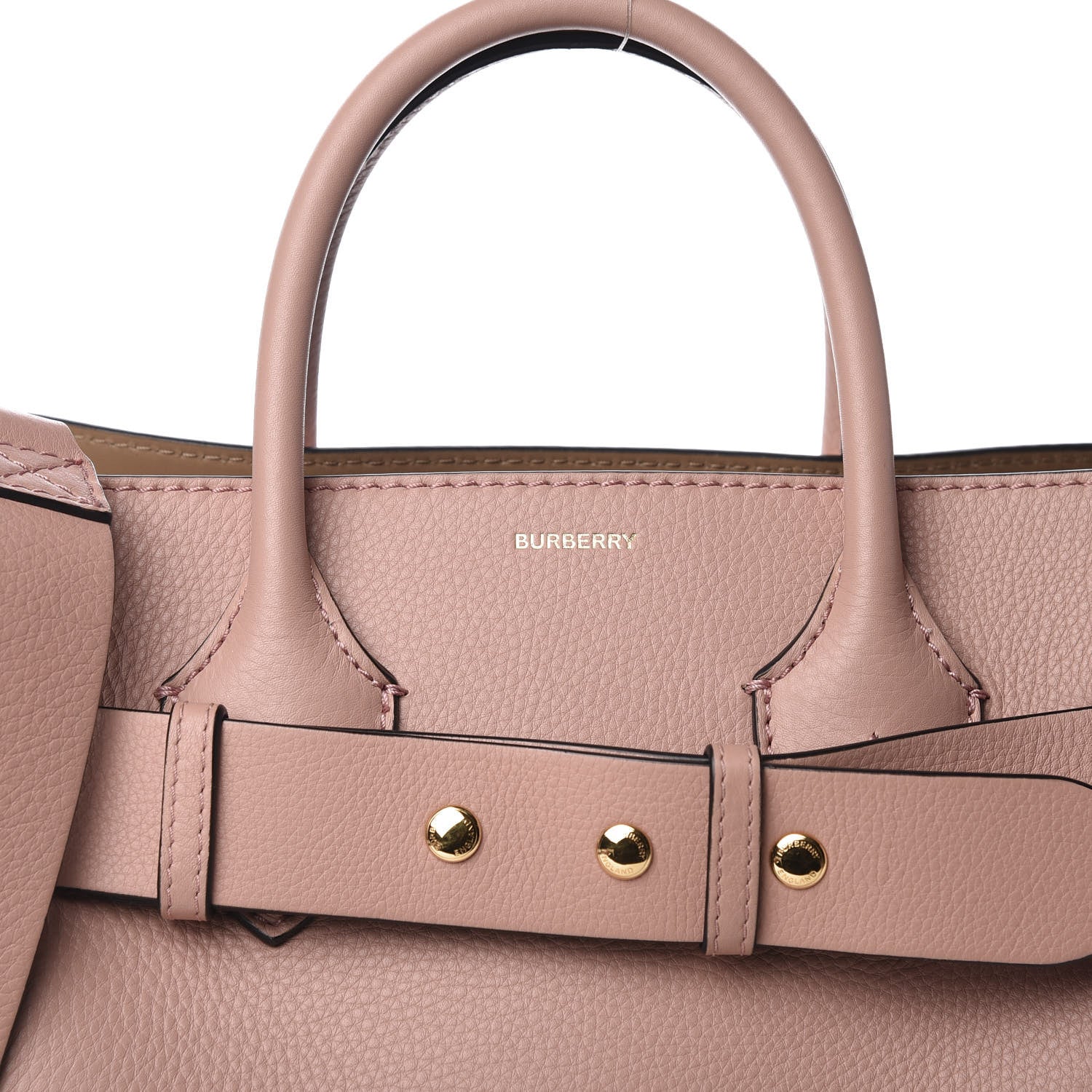 Burberry Soft Grain Calfskin Medium Belt Bag Ash Rose 9 of 9