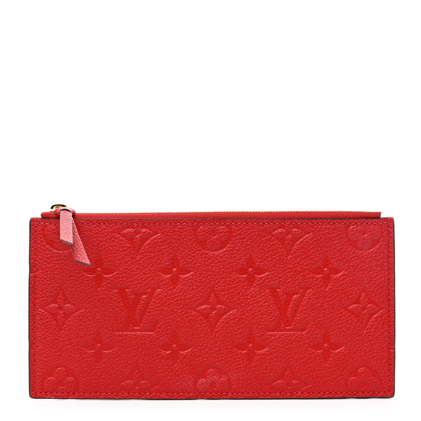 Empreinte Felicie Chain Wallet Zippered Insert Cherry