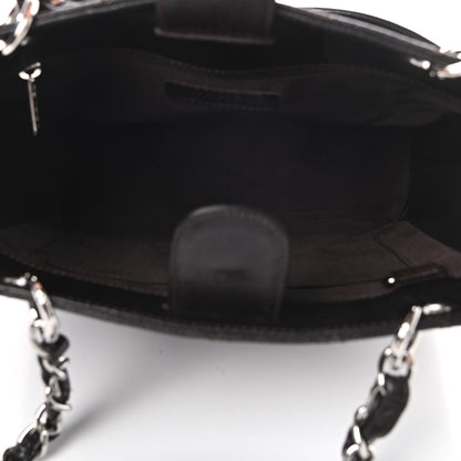 Chanel Caviar Quilted Petit Shopping Tote PST Dark Brown 5 of 12