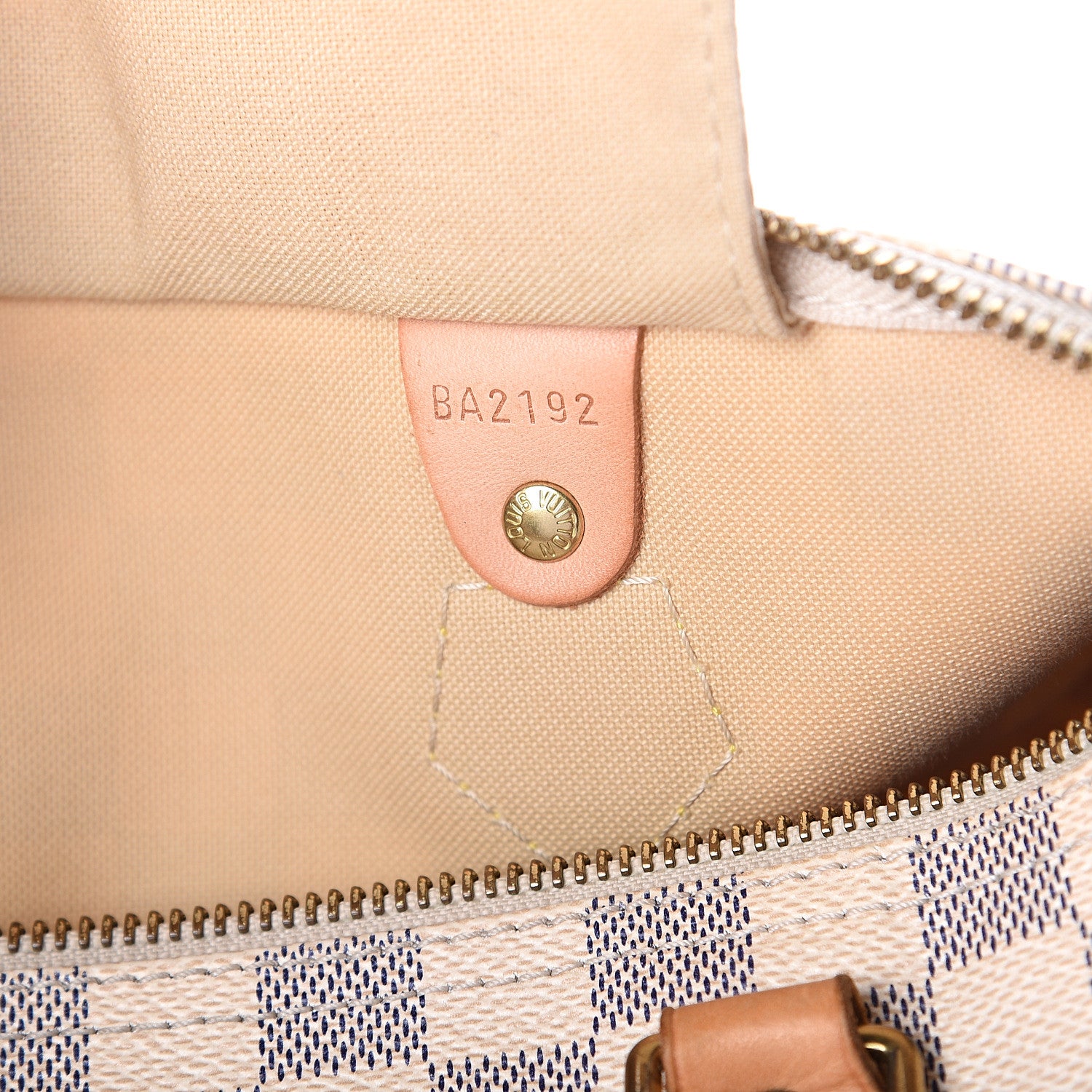 Louis Vuitton Damier Azur Speedy 30 6 of 9