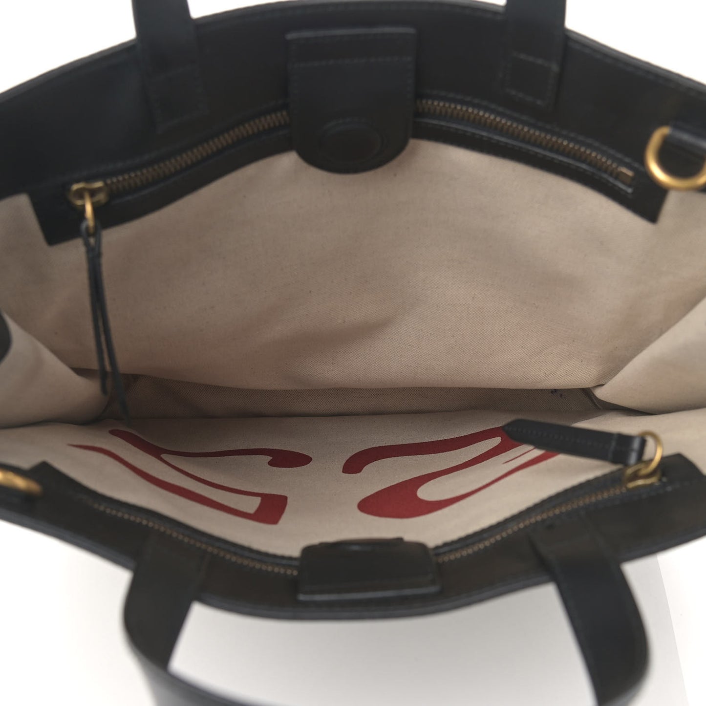 GG Supreme Monogram Angry Cat Vertical Tote
