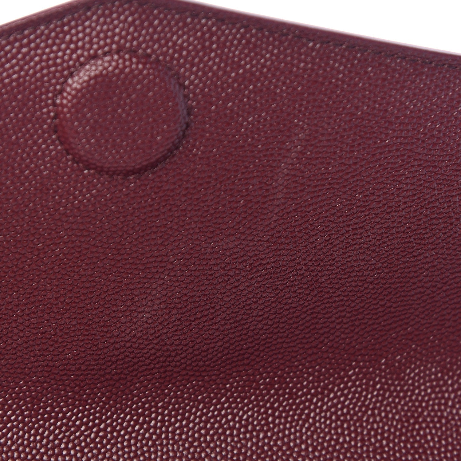 Saint Laurent Grain De Poudre Uptown Pouch Burgundy 8 of 9