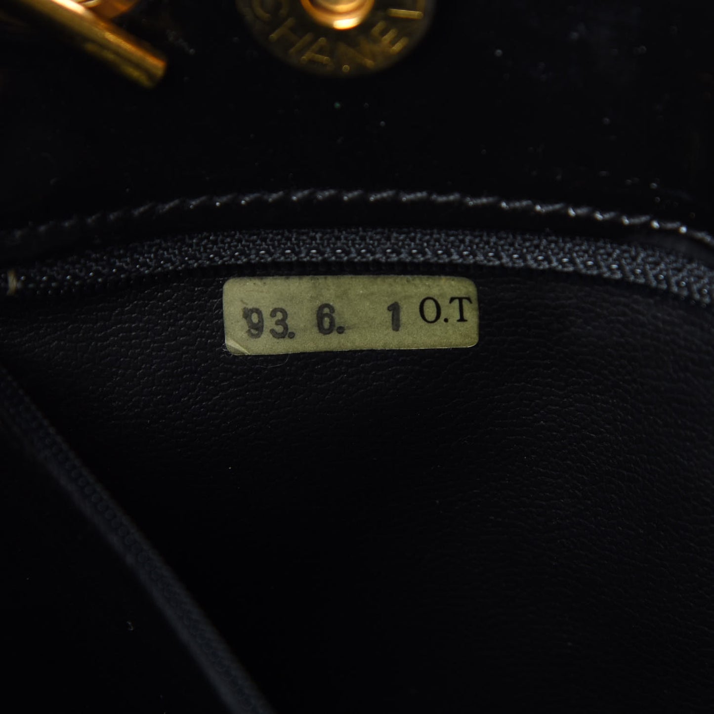 Patent Quilted Shoulder Bag Black