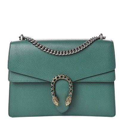 Gucci Dollar Calfskin Crystal Medium Dionysus Shoulder Bag Emerald 1 of 10