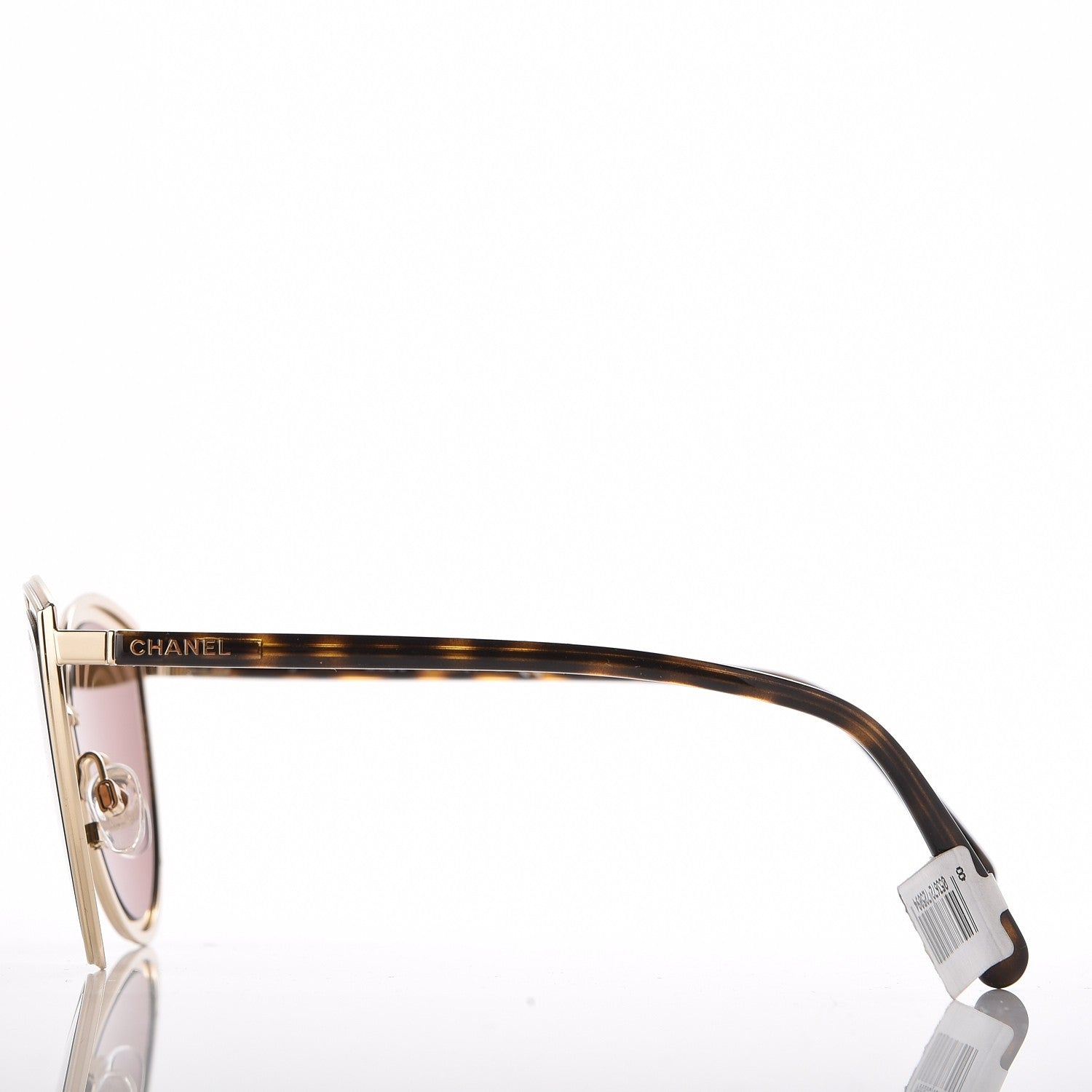 Chanel Metal Cat Eye Sunglasses 4222 Gold 3 of 7