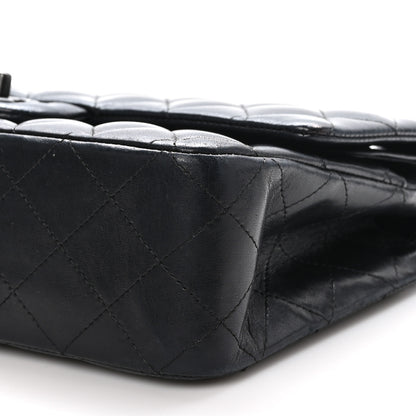 Chanel Lambskin Quilted Medium Double Flap So Black 10 of 10