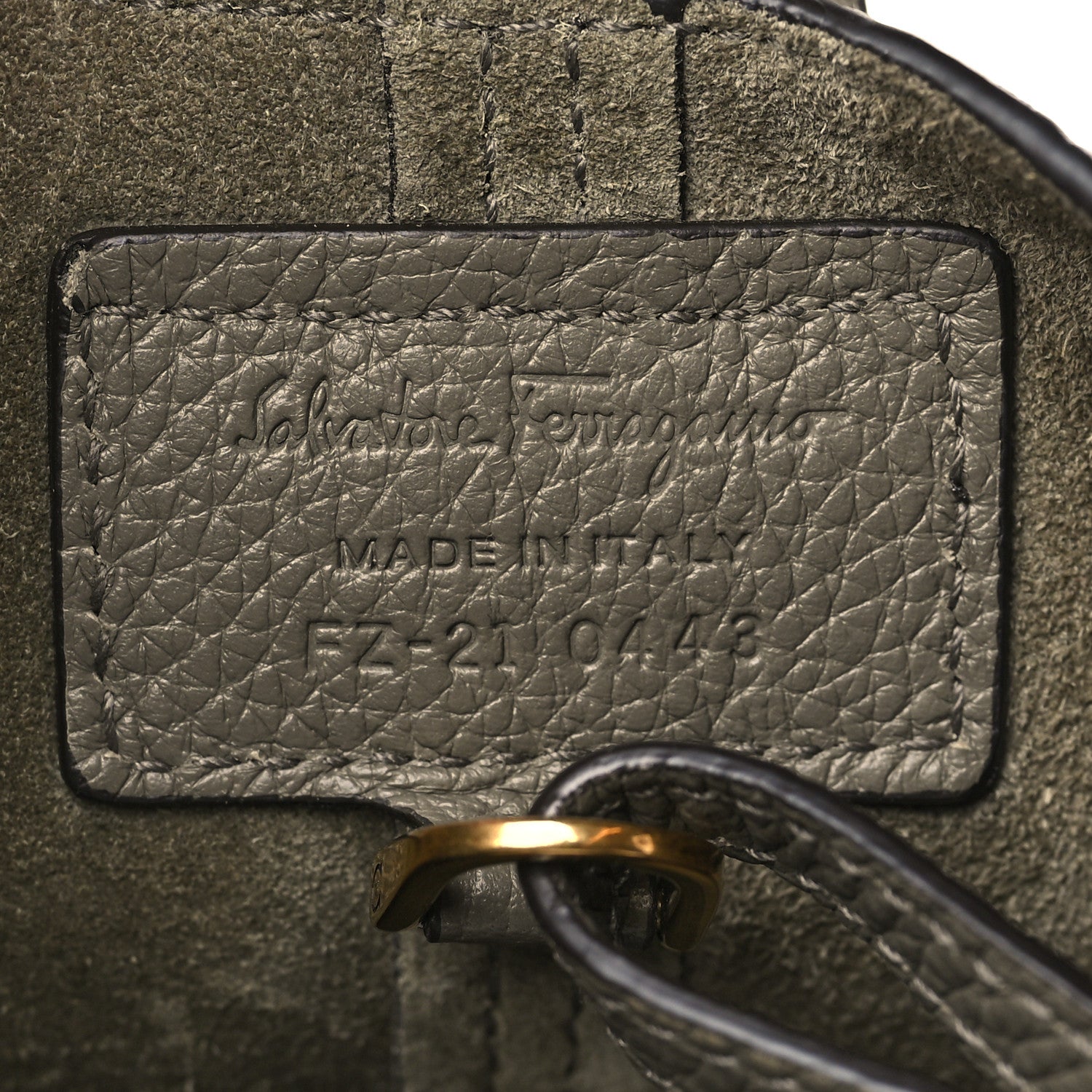 Salvatore Ferragamo Calfskin Margot Hobo Grey 6 of 10