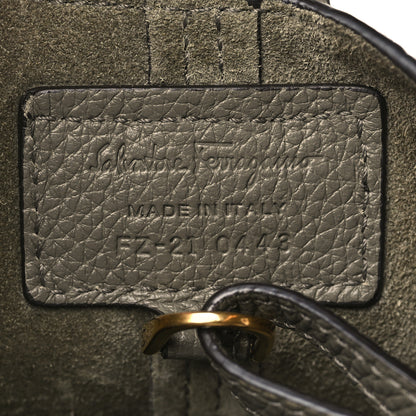 Salvatore Ferragamo Calfskin Margot Hobo Grey 6 of 10