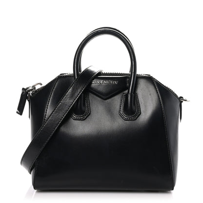 Givenchy Shiny Lord Calfskin Mini Antigona Black 1 of 10