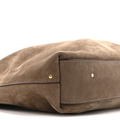 Chloe Suede Calfskin Marcie Hobo Bag Flannel Grey 10 of 14