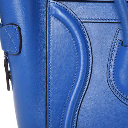 Celine Palmelato Micro Luggage Electric Blue 10 of 12