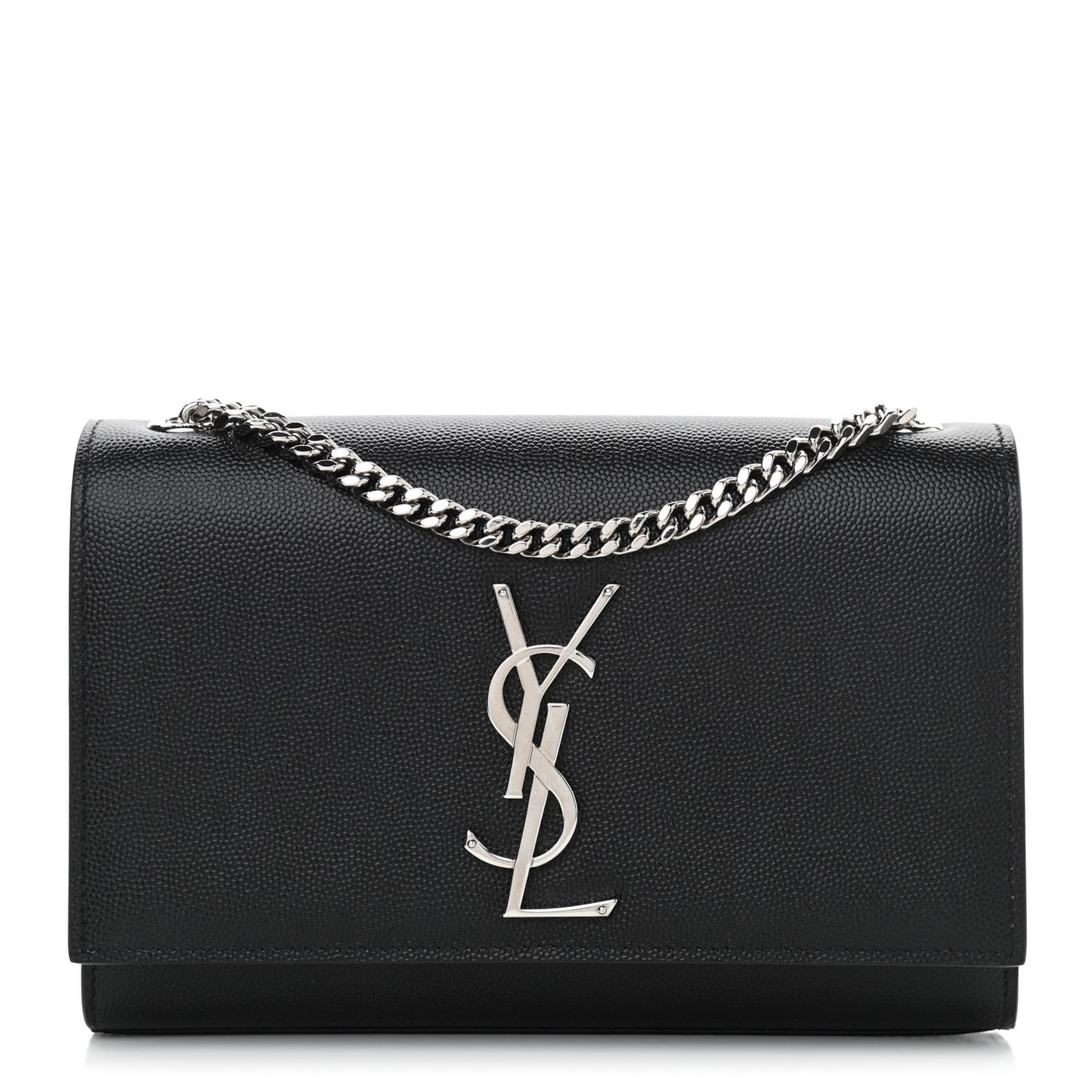 Grain De Poudre Small Monogram Kate Satchel Black