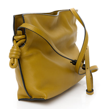 Loewe Calfskin Mini Flamenco Knot Clutch Ochre 3 of 10