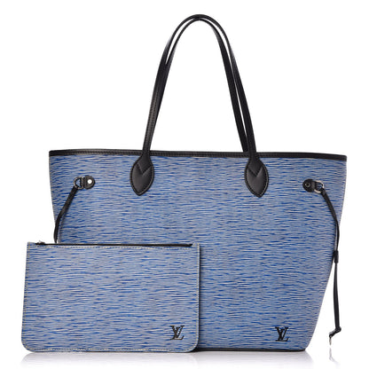 Louis Vuitton Epi Neverfull MM Denim Light 1 of 7