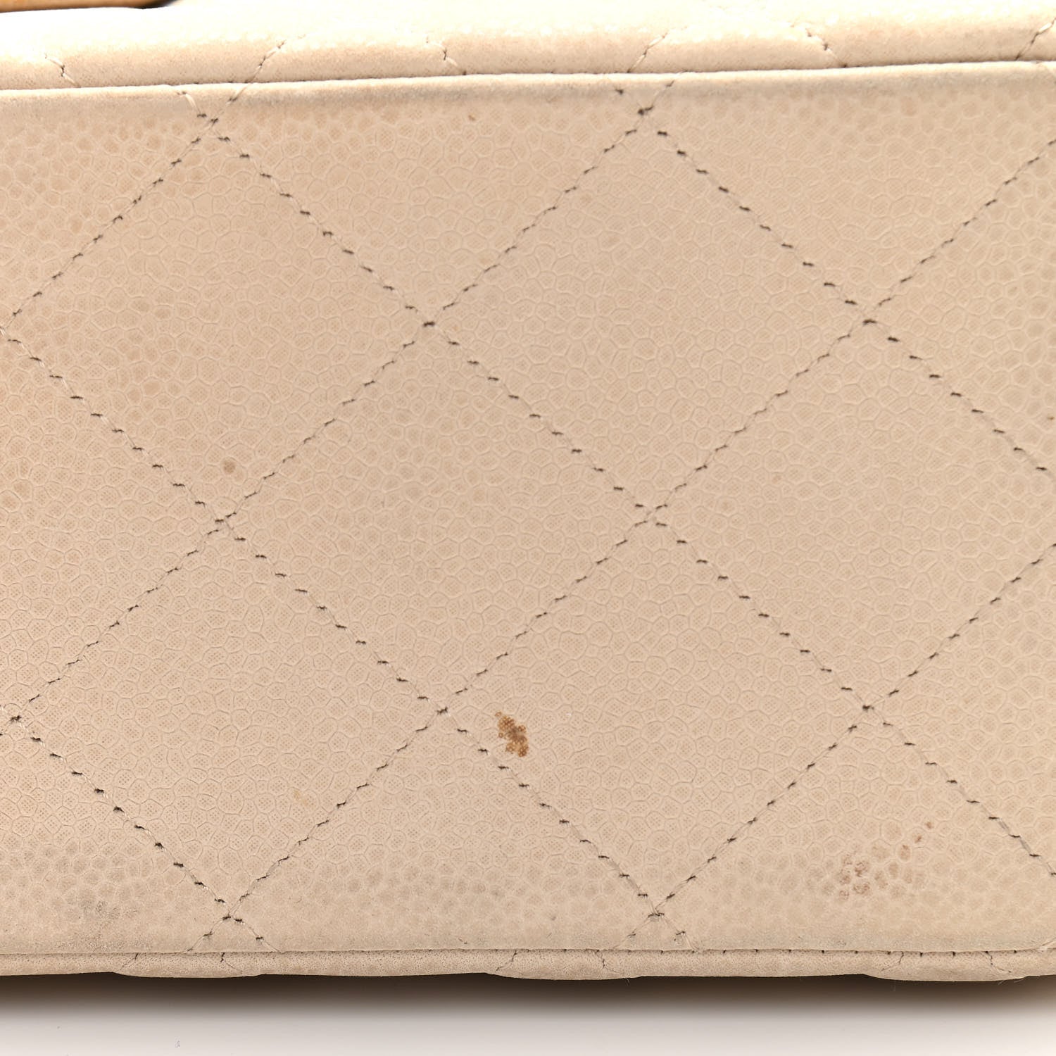Chanel Iridescent Caviar Quilted Jumbo Double Beige 11 of 17