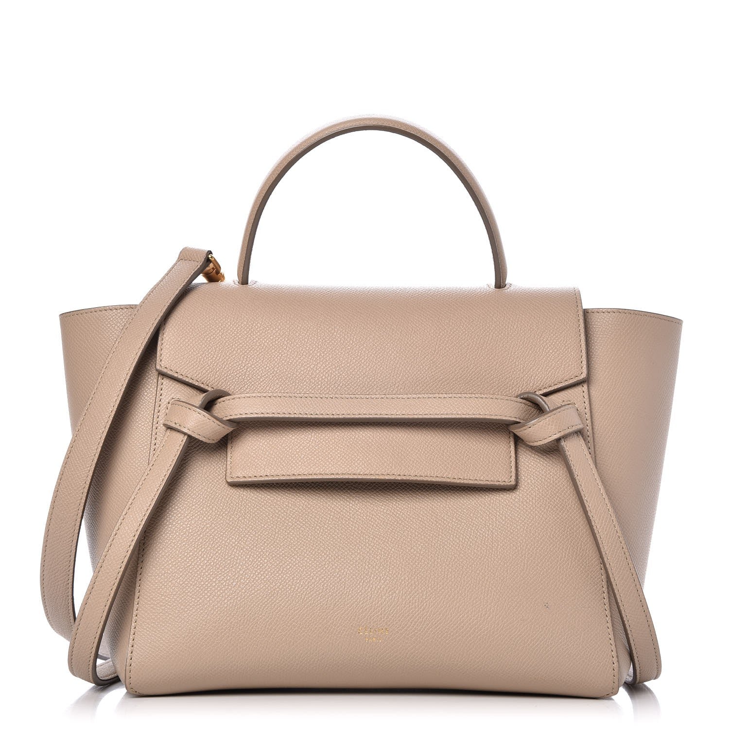 Celine Grained Calfskin Micro Belt Bag Light Taupe 1 of 8