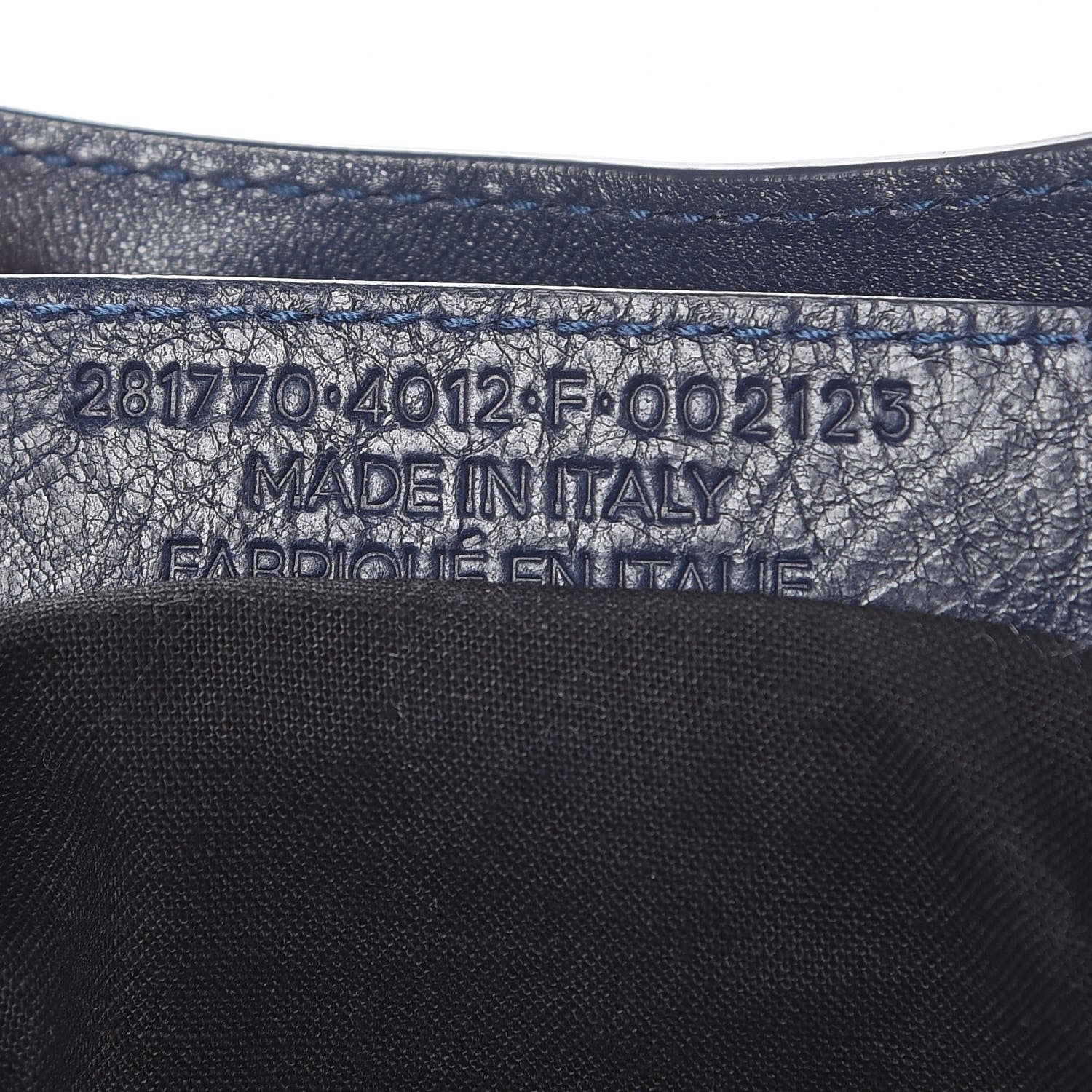 Balenciaga Agneau Giant 12 Silver Hardware City Bleu Obscur 8 of 12