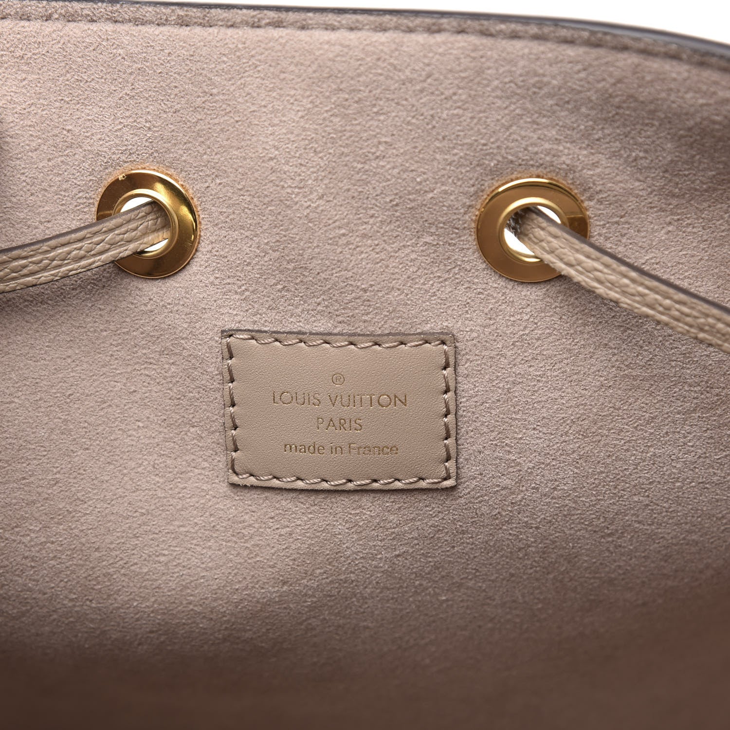 Louis Vuitton Empreinte Monogram Giant Neonoe MM Tourterelle Creme 7 of 9