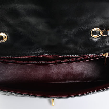 Chanel Lambskin Quilted Jumbo Single Flap Black 5 of 7