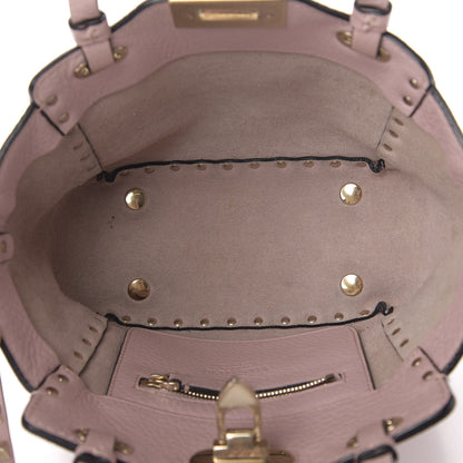 Valentino Garavani Pebbled Calfskin Mini Rockstud Tote Cipria 6 of 11