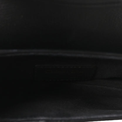 Christian Dior Grained Calfskin Mini Saddle Bag Black 5 of 10